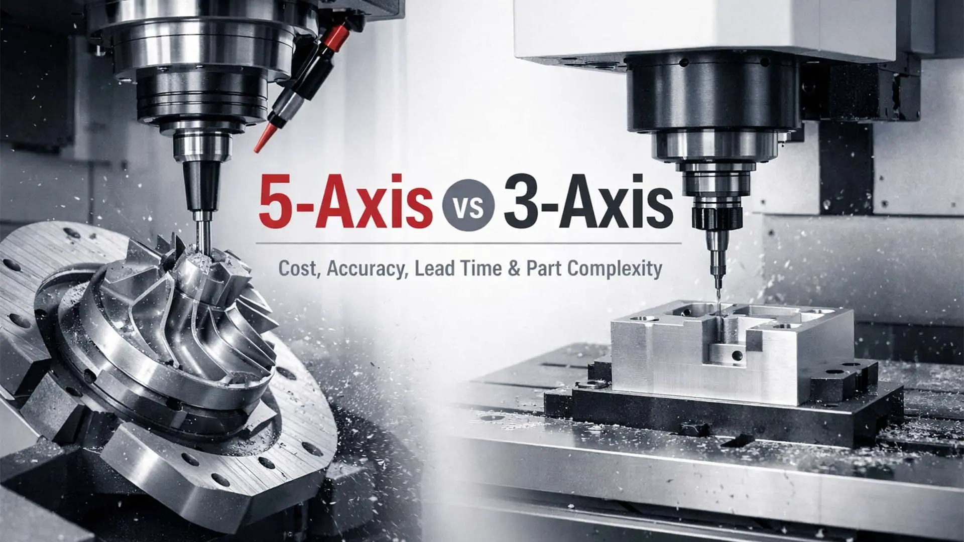 5 axis cnc machining vs. 3 axis cnc machining cost accuracy and lead time 结果